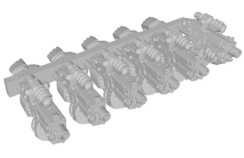 L1-Cruader Strike Bolter Mkmn : Marine Firearm Sets