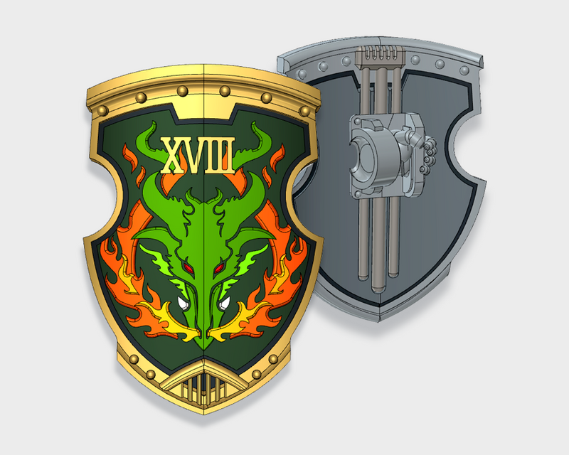 Dragonfire XVIII - Liberato Combat Shields