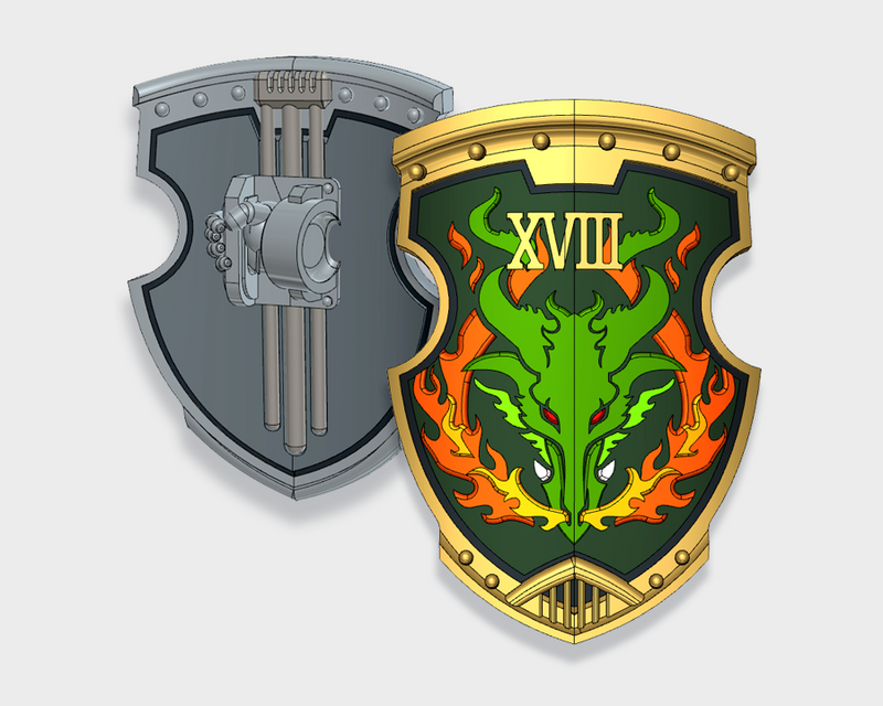 Dragonfire XVIII - Liberato Combat Shields