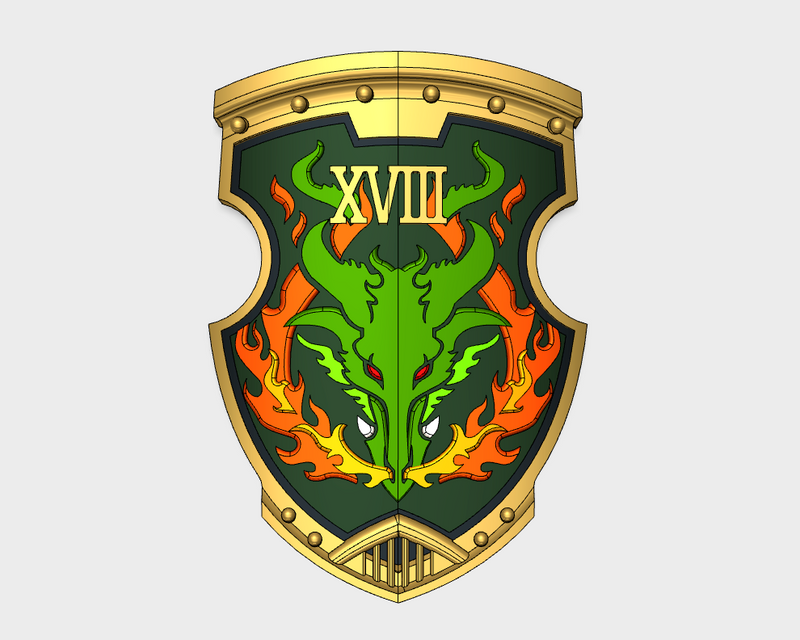 Dragonfire XVIII - Liberato Combat Shields