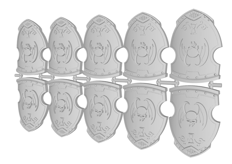 Nightmare Legion - Liberato Combat Shields (L&R)