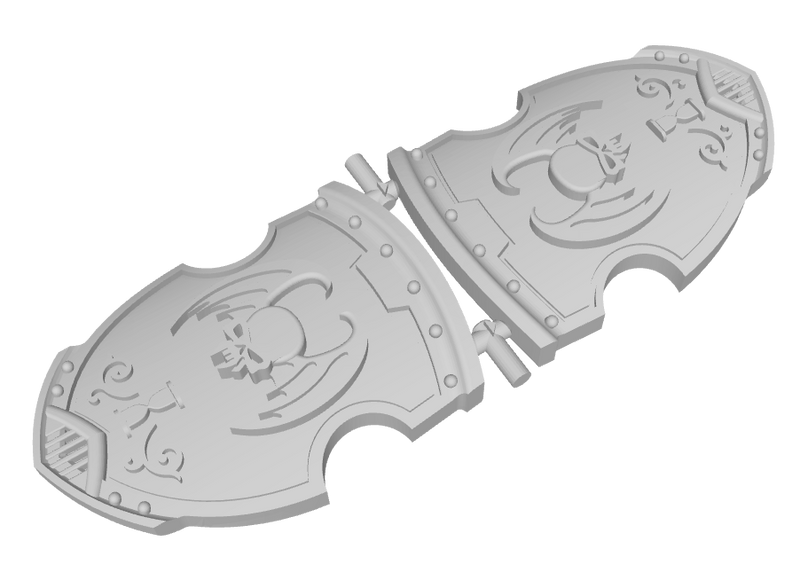 Nightmare Legion - Liberato Combat Shields (L&R)