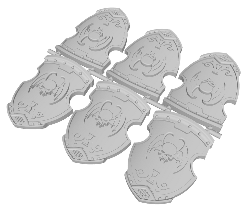 Nightmare Legion - Liberato Combat Shields (L&R)