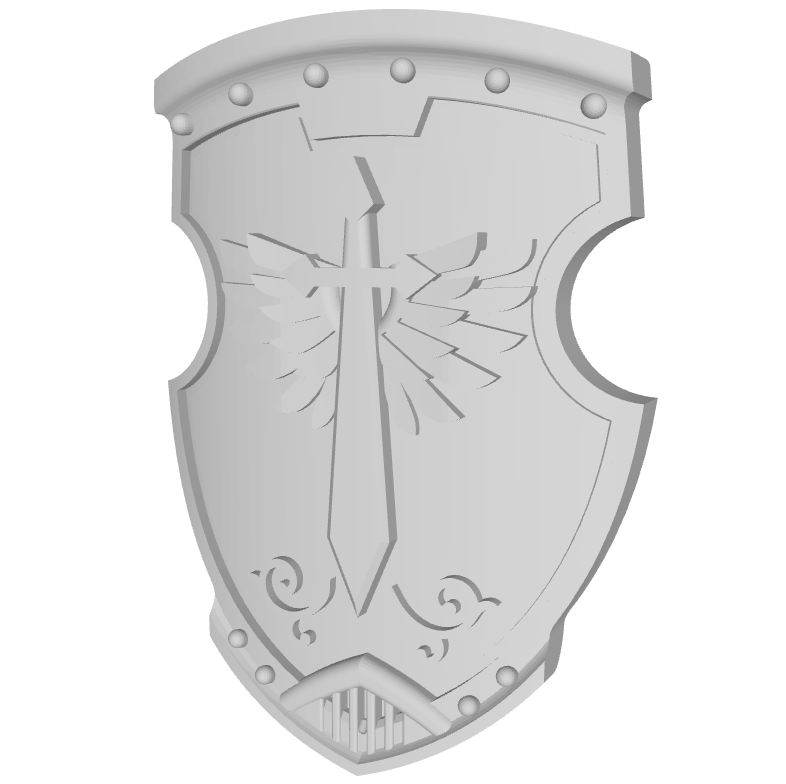 Winged Sword - Liberato Combat Shields