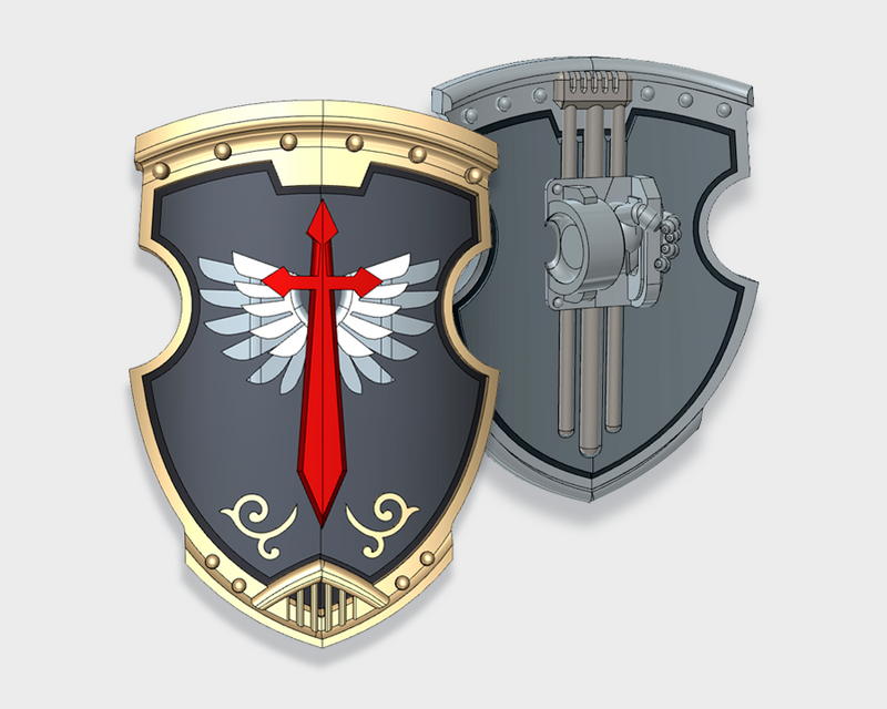 Winged Sword - Liberato Combat Shields