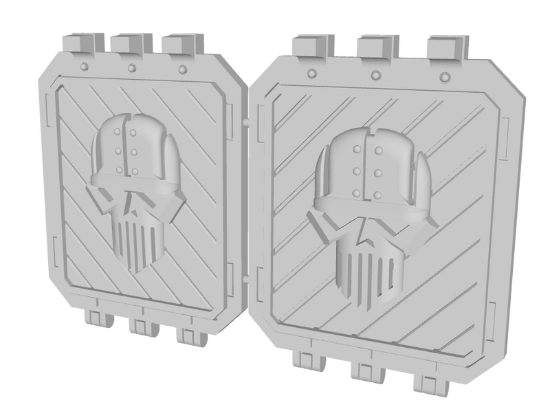 Iron Heads Hazard : Universal Raider Doors