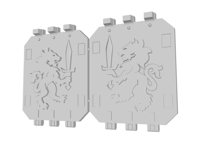 Sword Lions : Universal Raider Doors