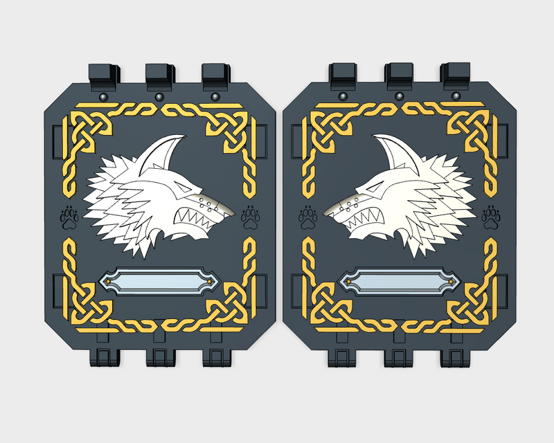 Shaggy Wolf : Universal Raider Doors