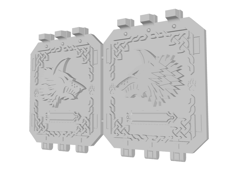 Shaggy Wolf : Universal Raider Doors