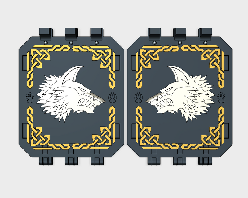 Shaggy Wolf : Universal Raider Doors