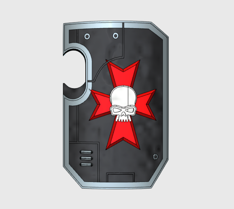 Skull Templars - Marine Boarding Shields