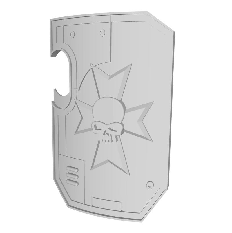Skull Templars - Marine Boarding Shields