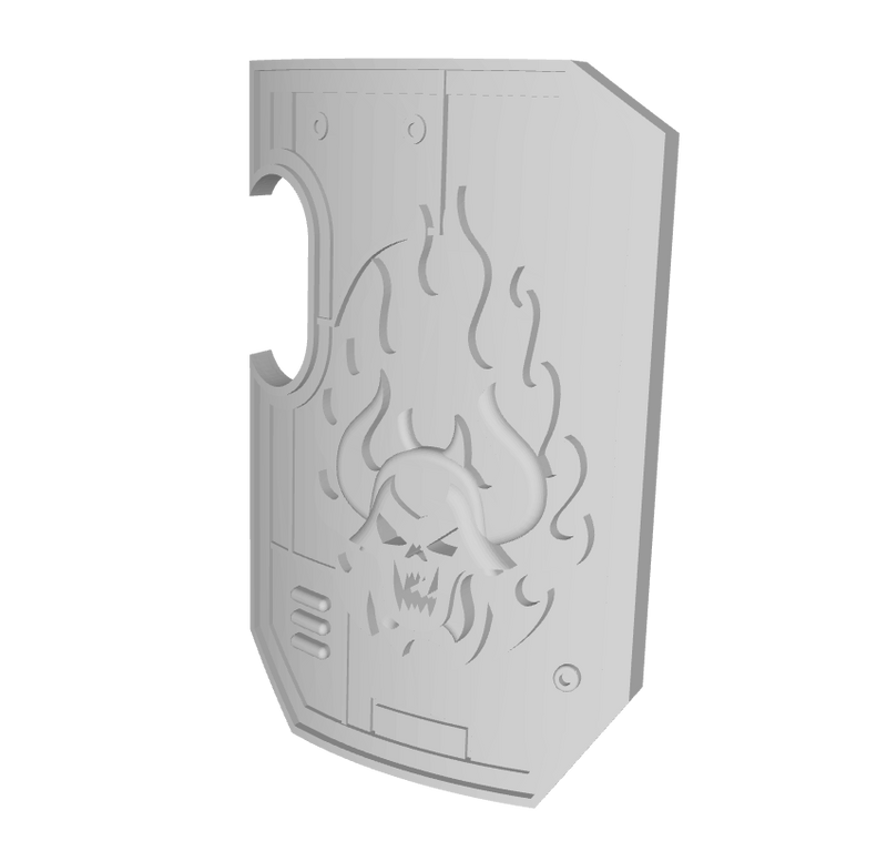 Burning Demon - Marine Boarding Shields