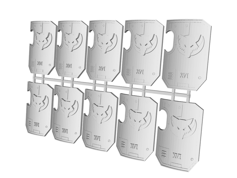 Moon Wolves - Marine Boarding Shields