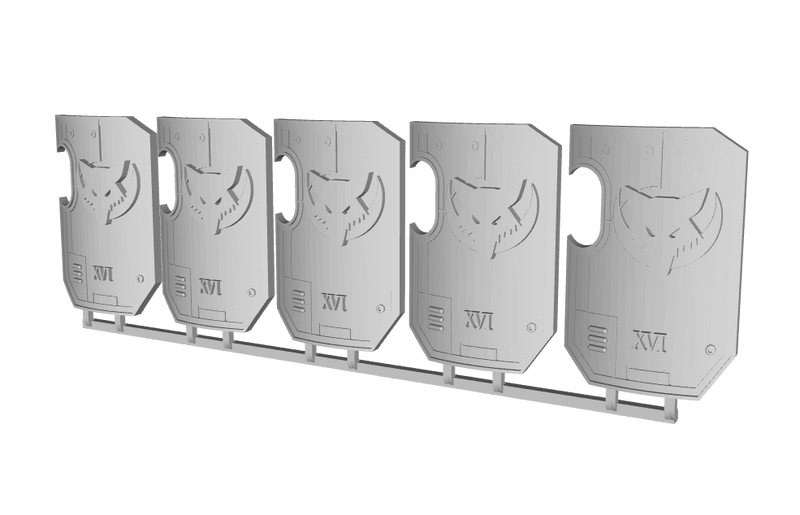 Moon Wolves - Marine Boarding Shields