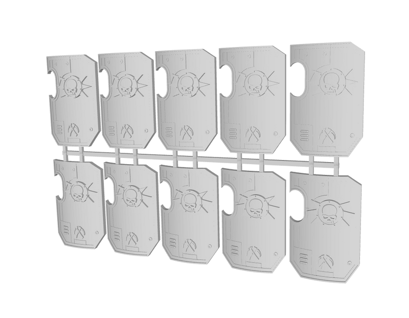 Plague Sun - Marine Boarding Shields