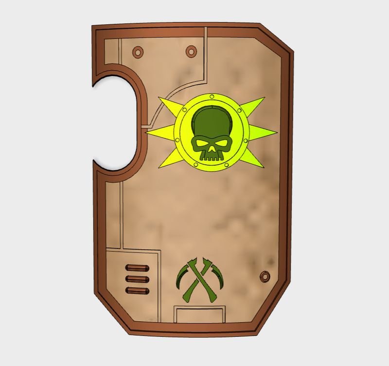 Plague Sun - Marine Boarding Shields