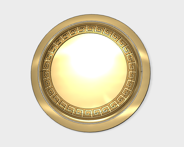 Greek Circle - Round Power Shields