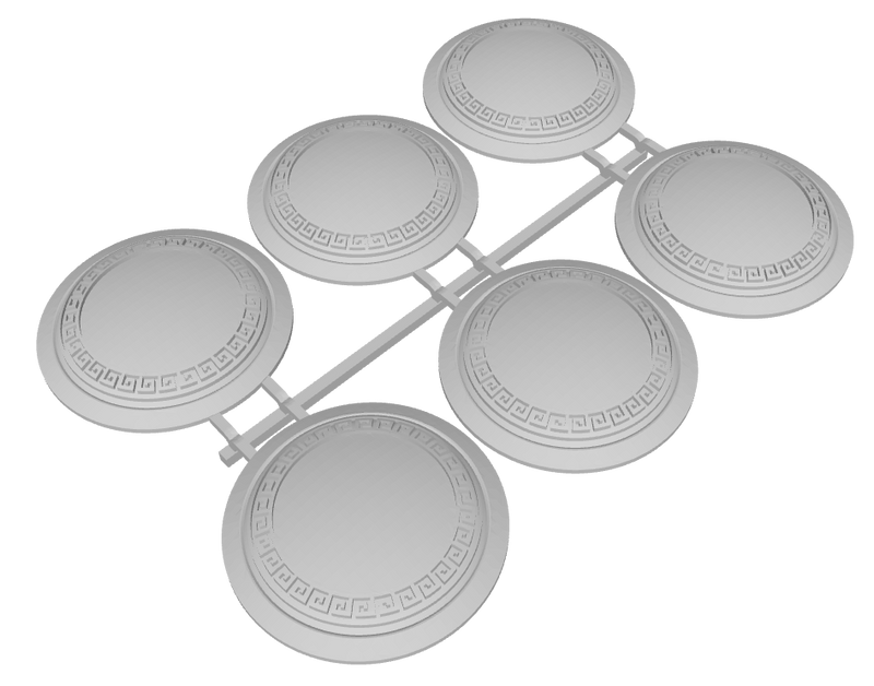 Greek Circle - Round Power Shields