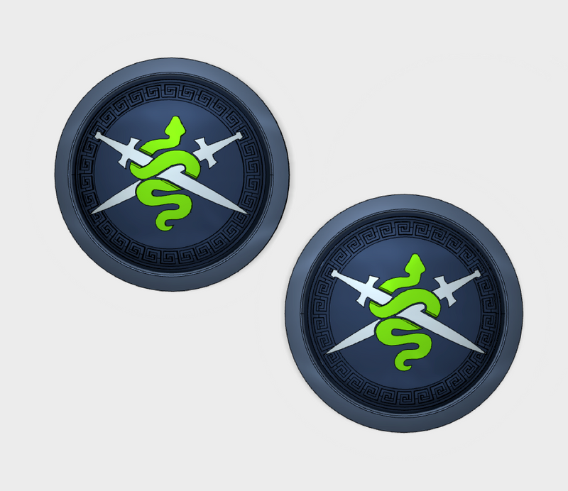 Shadow Vipers - Round Power Shields (L&R)