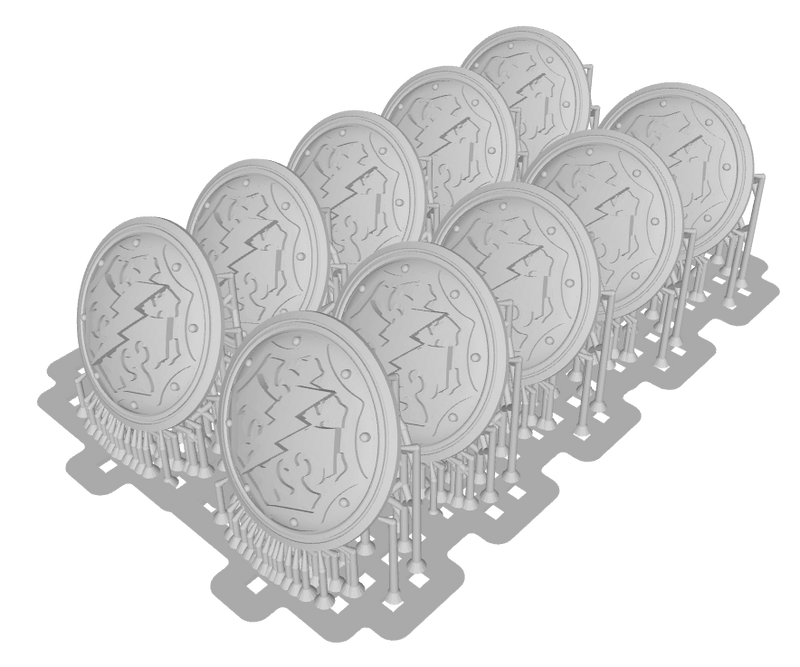 Storm Legion - Round Power Shields