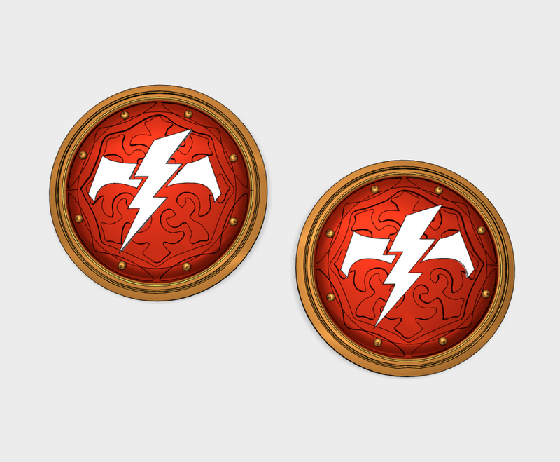 Storm Legion - M:1 Round Power Shields (L&R)