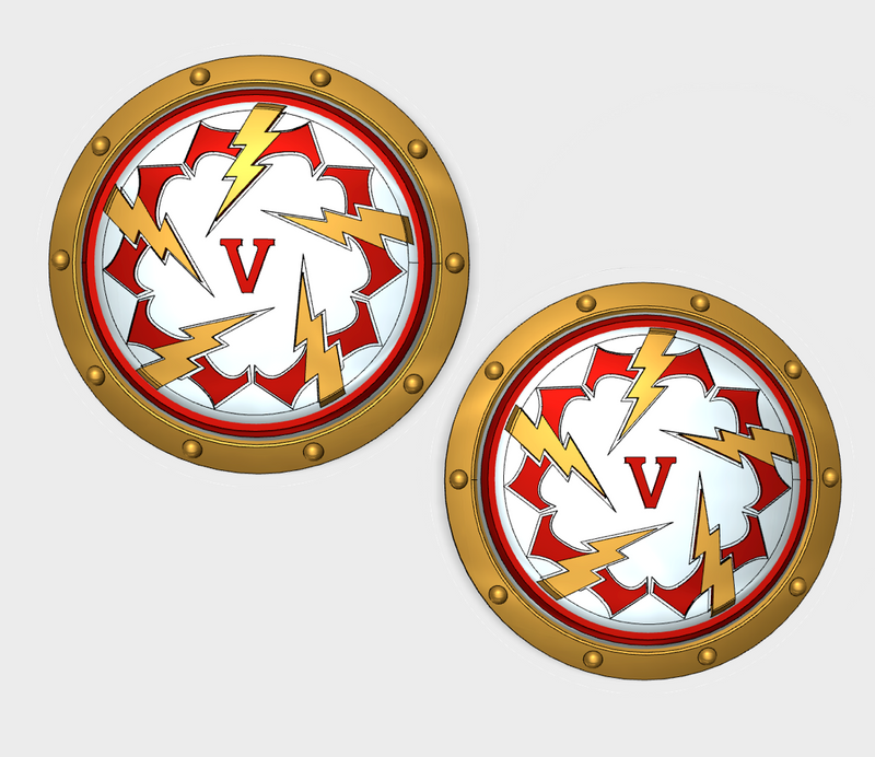Storm Legion V - Round Power Shields (L&R)