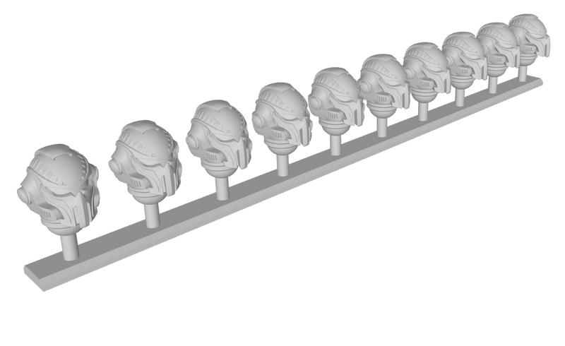 10x Silver Drake : Star Dragon Helmets