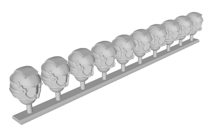 10x Storm Raider Helmets