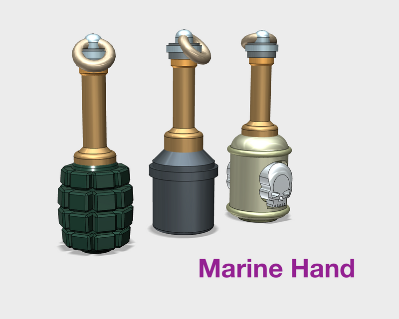 50x Marine - Stick Grenades : Set 1