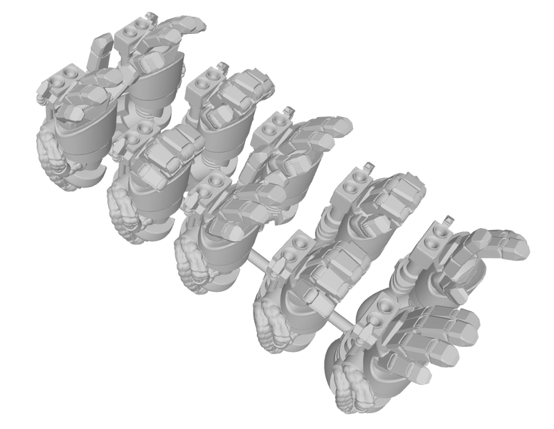 Marine : Mk1 Flame Gauntlets (L&R)