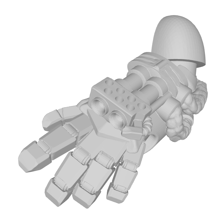 Marine : Mk1 Flame Gauntlets (L&R)