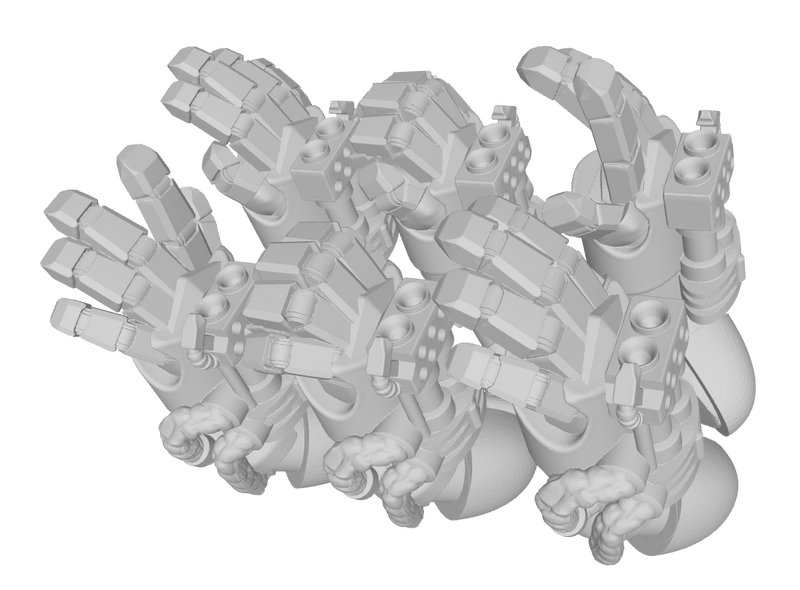 Marine : Mk1 Flame Gauntlets (L&R)