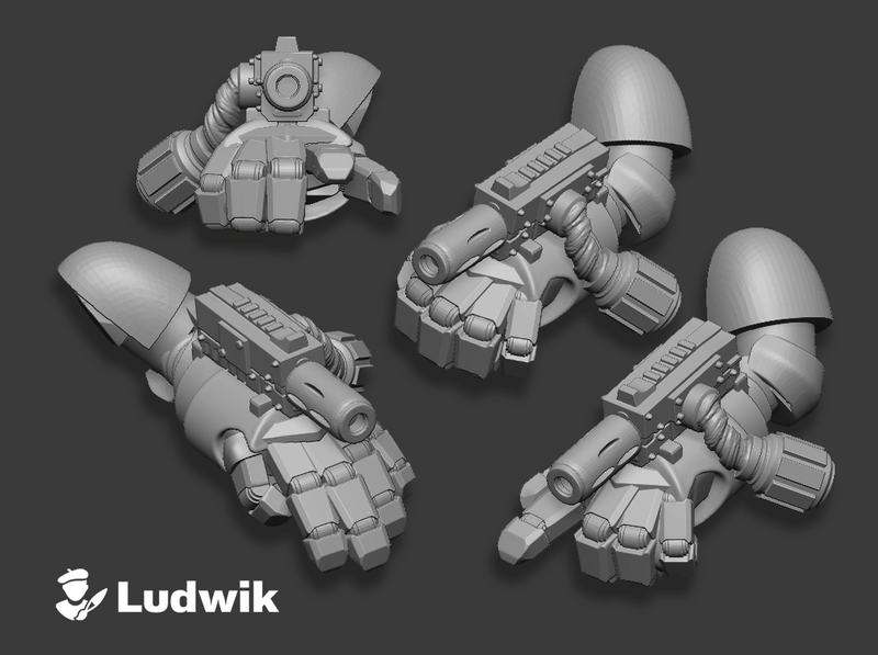 Marine : Mk1 Thermo Gauntlets (L&R)