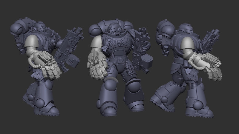 Marine : Mk1 Thermo Gauntlets (L&R)