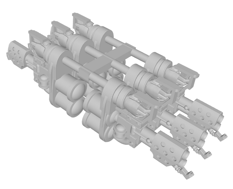 Marine : Mk2 Flame Thrower (L&R)