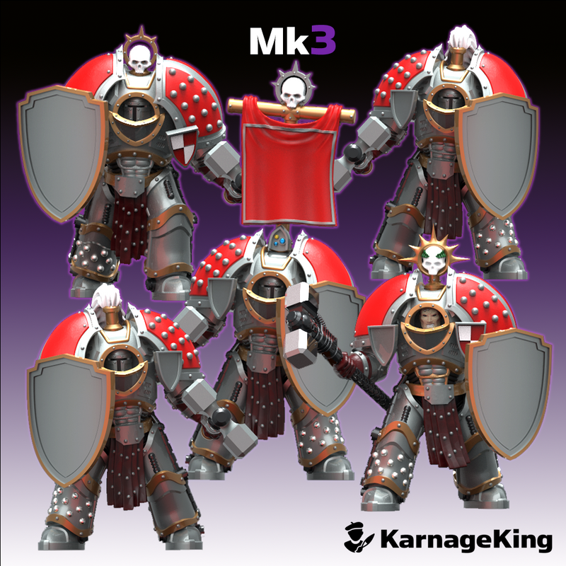 5x Saturnus Terminator Mk:3 Defender Squad