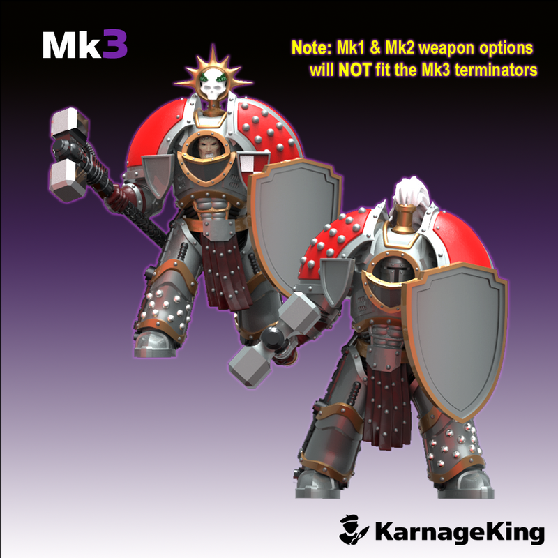 5x Saturnus Terminator Mk:3 Defender Squad