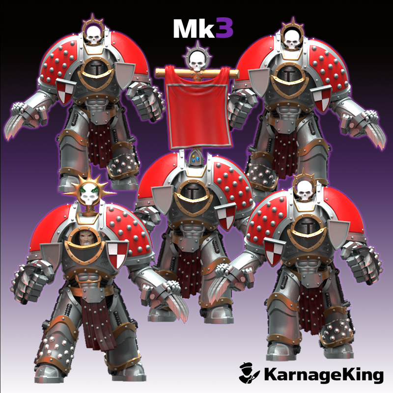 5x Saturnus Terminator Mk:3 Invader Squad