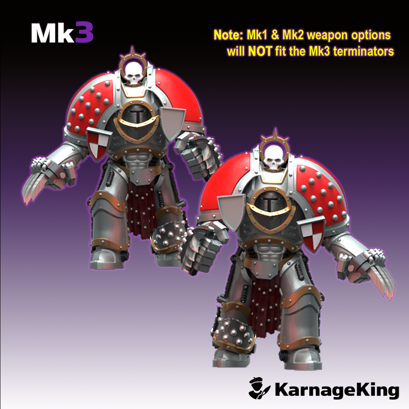 5x Saturnus Terminator Mk:3 Invader Squad