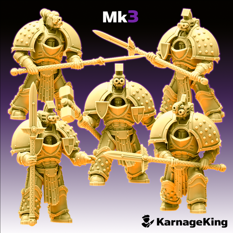 5x Saturnus Terminator Mk:3 Sentinel Squad