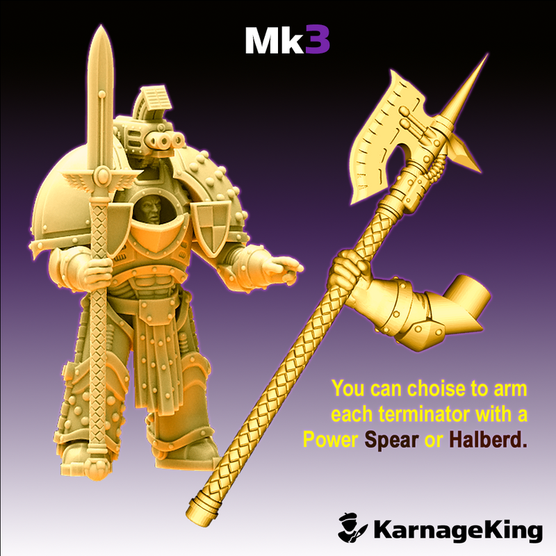 5x Saturnus Terminator Mk:3 Sentinel Squad