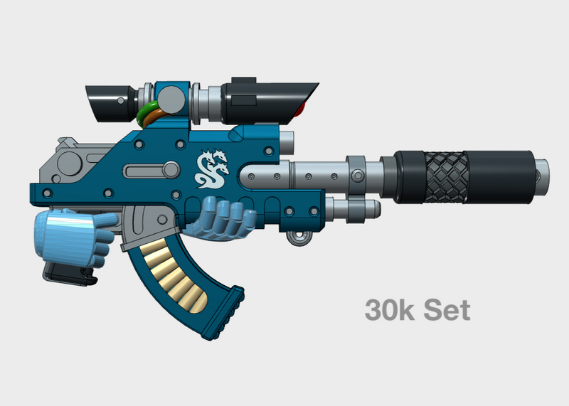 Hydra Legion : Mk4b Foebane Bolt Gun (30k Set)