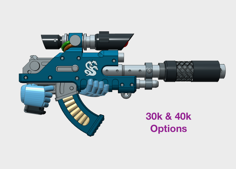 Hydra Legion : Mk4b Foebane Bolt Gun - Marine Firearm Sets