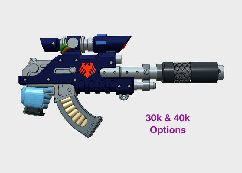 Red Ravens : Mk4b Foebane Bolt Gun - Marine Firearm Sets