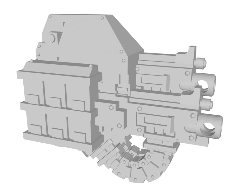 Base - Mortis Dread: Heavy Bolters (Right)