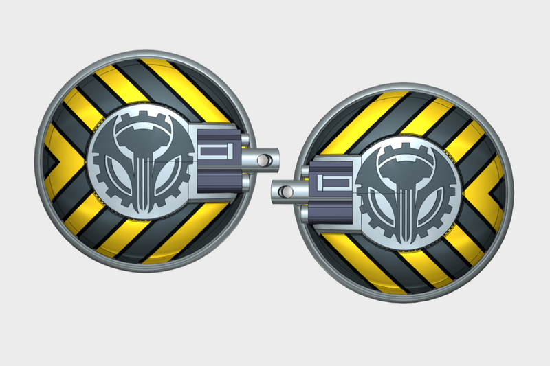 The Malforged - Naxos Combat Shields (L&R)