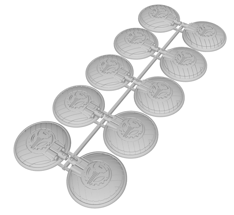 The Malforged - Naxos Combat Shields (L&R)