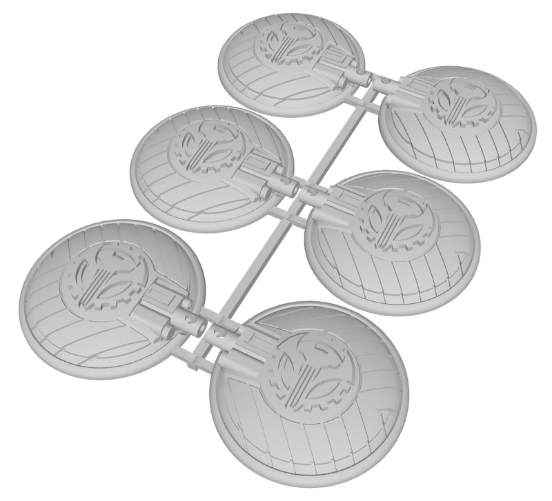 The Malforged - Naxos Combat Shields (L&R)