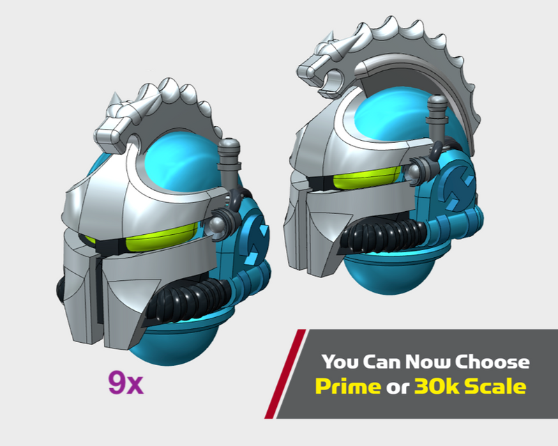 10x Serpent - Nicopolis Helmets : Squad Set 2